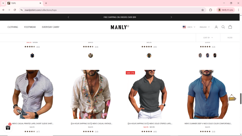 ManlyTShirt.com