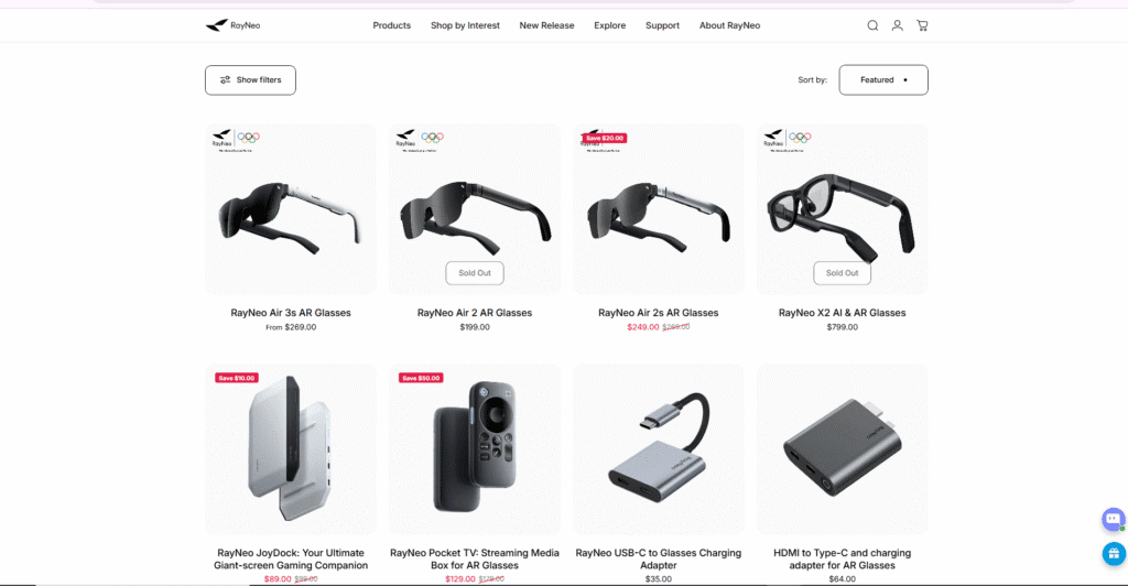 RayNeo Products
