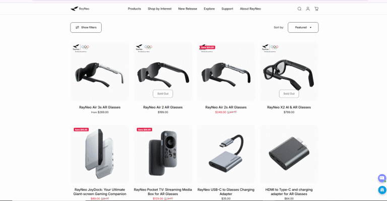 RayNeo Products